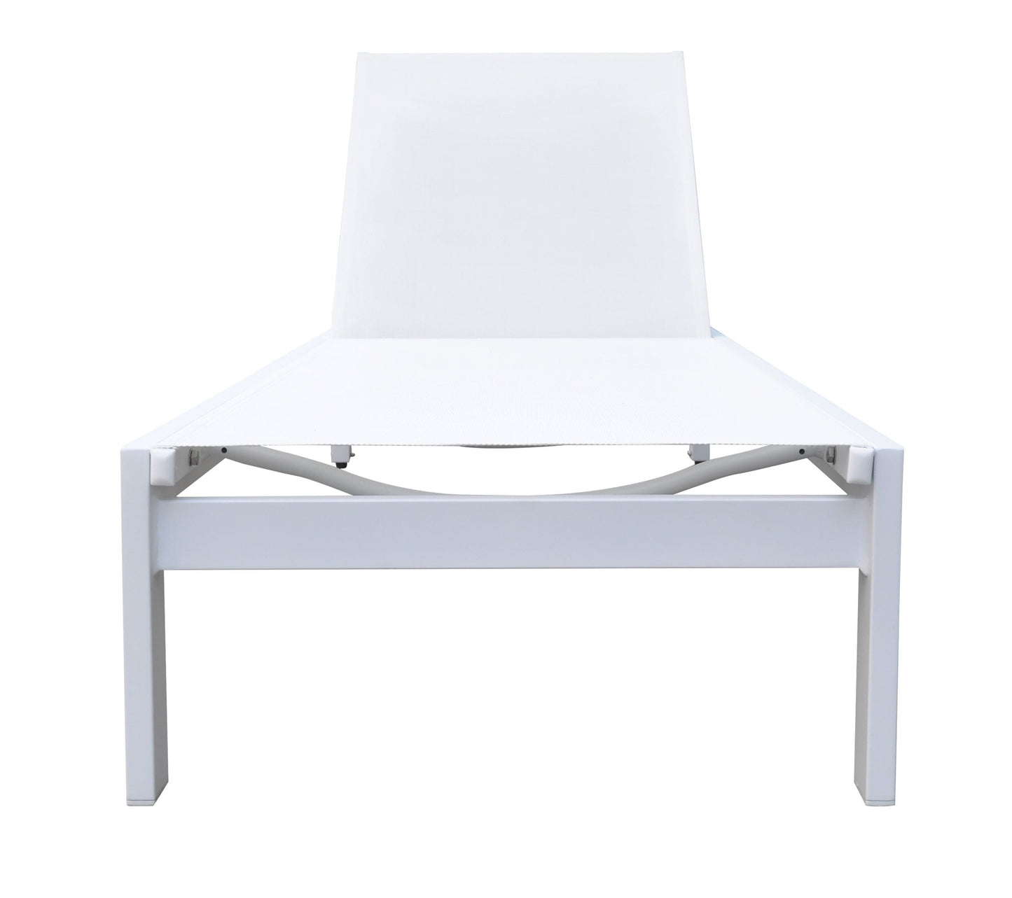 Renava Kayak Modern White Outdoor Chaise Lounge