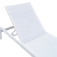 Renava Kayak Modern White Outdoor Chaise Lounge