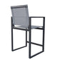 Renava Kayak Modern Dark Charcoal Outdoor Counter Stool