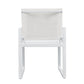 Renava Kayak Modern White Outdoor Dining Armchair Set of 2