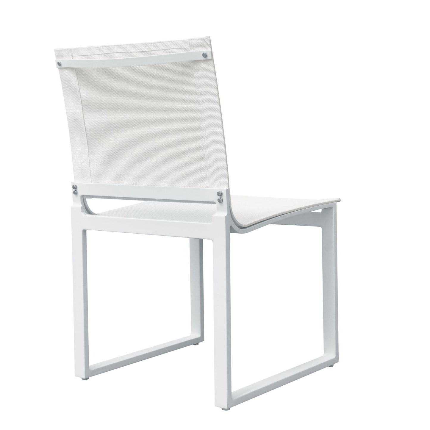 Renava Kayak Modern Outdoor White Dining Chair Set of 2