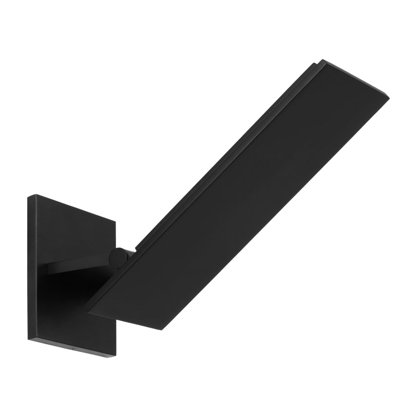 Kelly Wearstler Angolo 11 LED Black Outdoor Wall Light by Visual & Comfort & Co