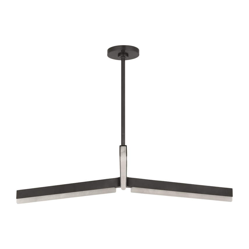 Linea 42 Alabaster LED Chandelier Kelly Wearstler by Visual & Comfort & Co