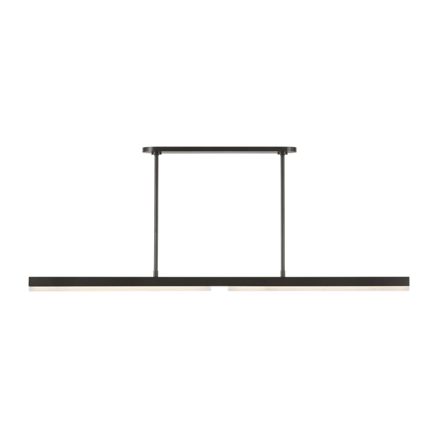 Linea 60 LED Linear Chandelier Lighting by Visual & Comfort & Co
