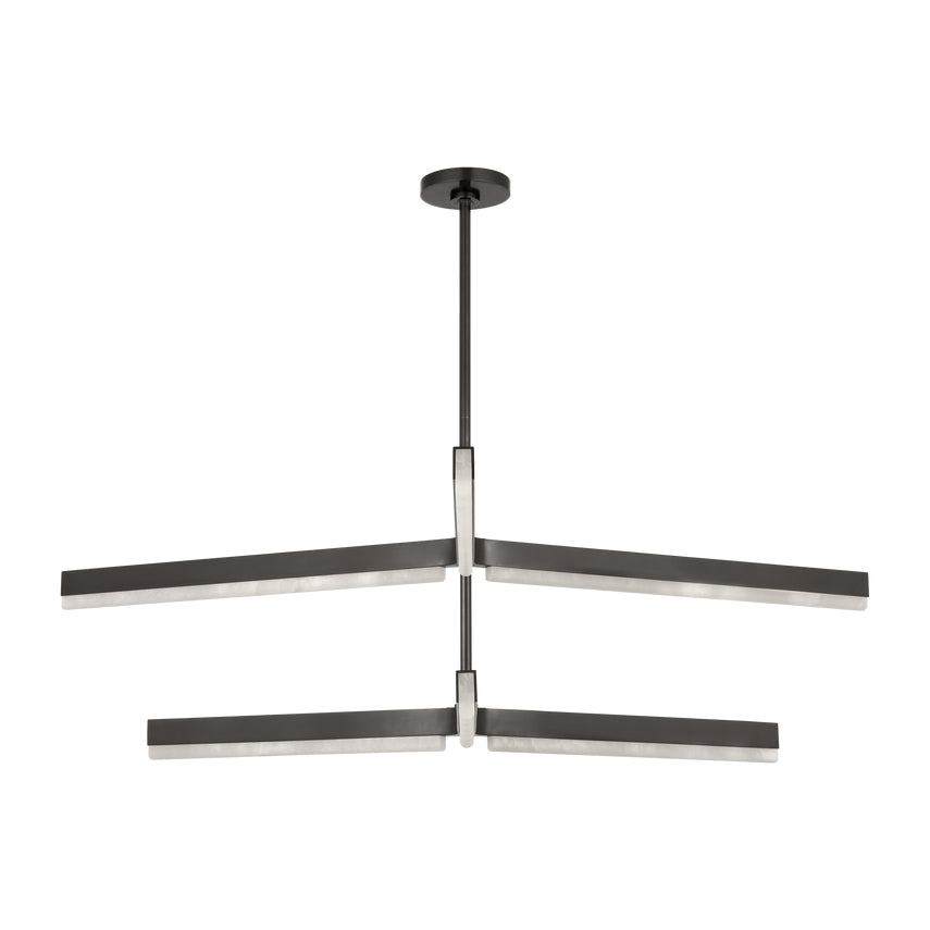 Linea 56In Alabaster LED Chandelier by Visual & Comfort & Co