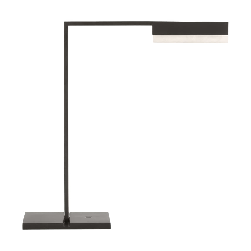 Linea 15 Alabaster Desk Lamp by Visual & Comfort & Co