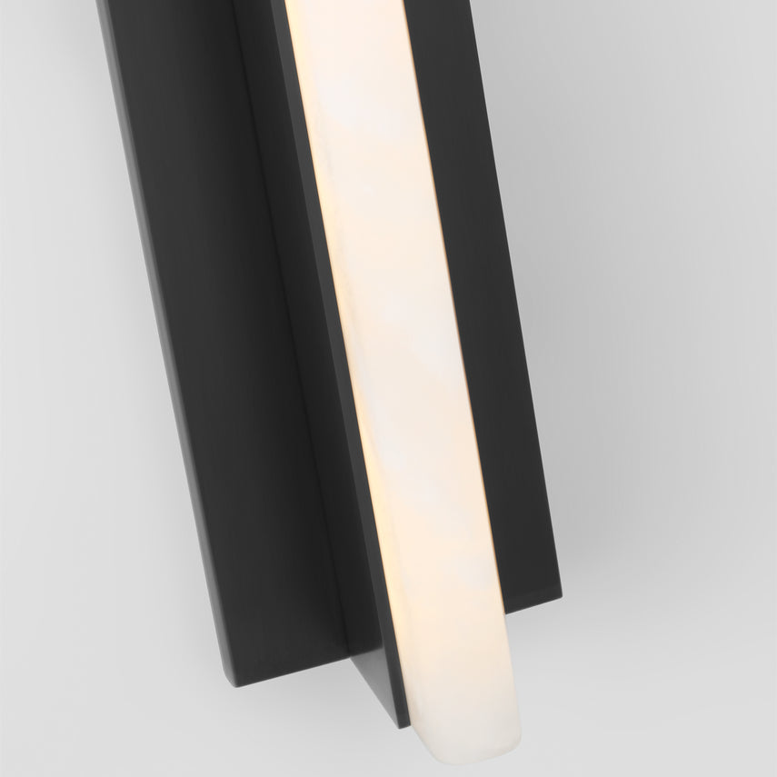 Linea 32 Alabaster LED Wall Sconce by Visual & Comfort & Co