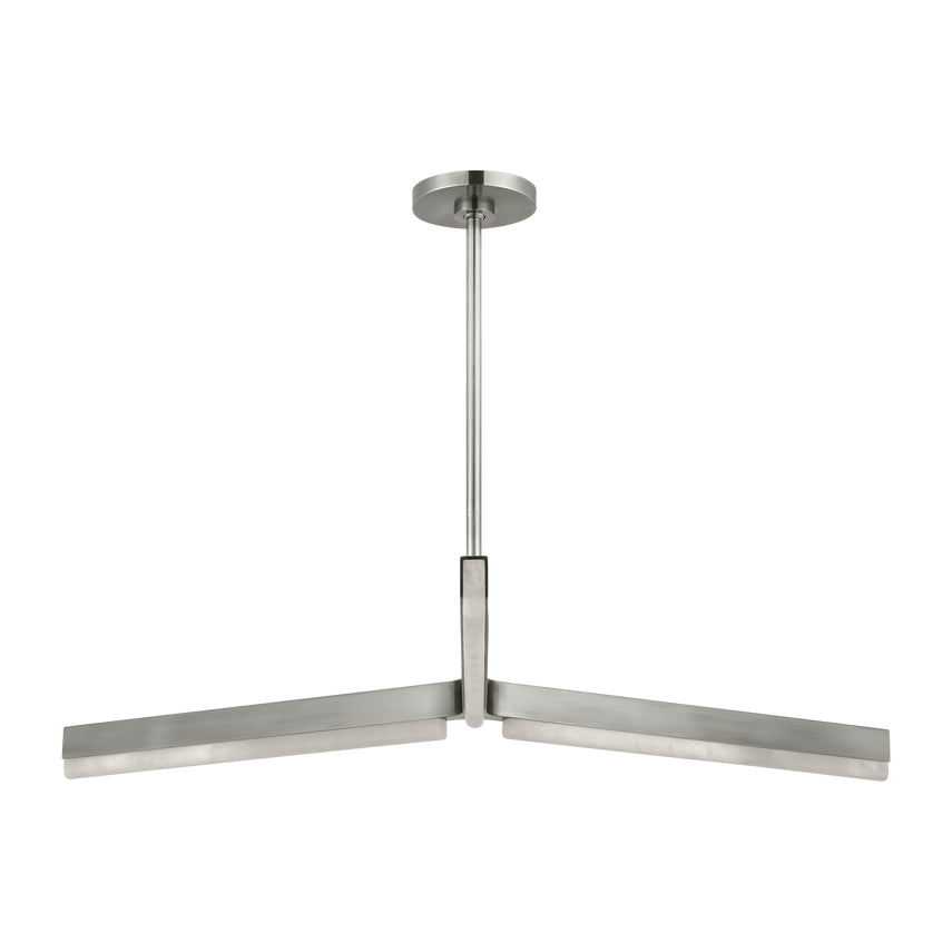 Linea 42 Alabaster LED Chandelier Kelly Wearstler by Visual & Comfort & Co
