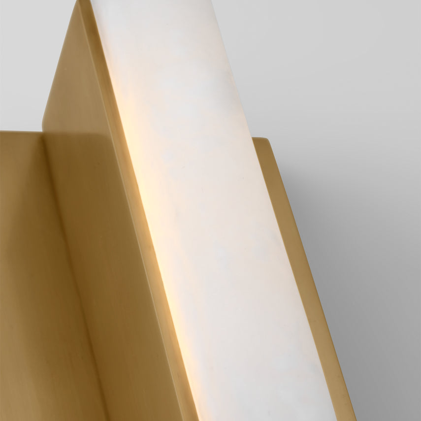 Kelly Wearstler Linea Alabaster Sconce by Visual & Comfort & Co