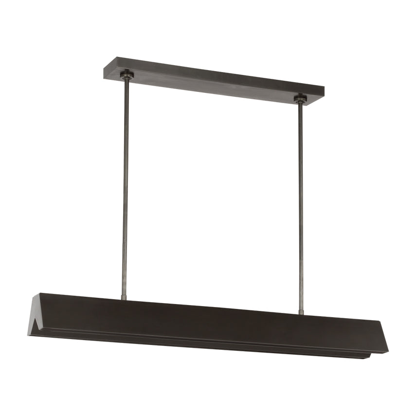 Visual Comfort Pench 42 Modern Led Linear Chandelier Dining Kitchen Natural Brass