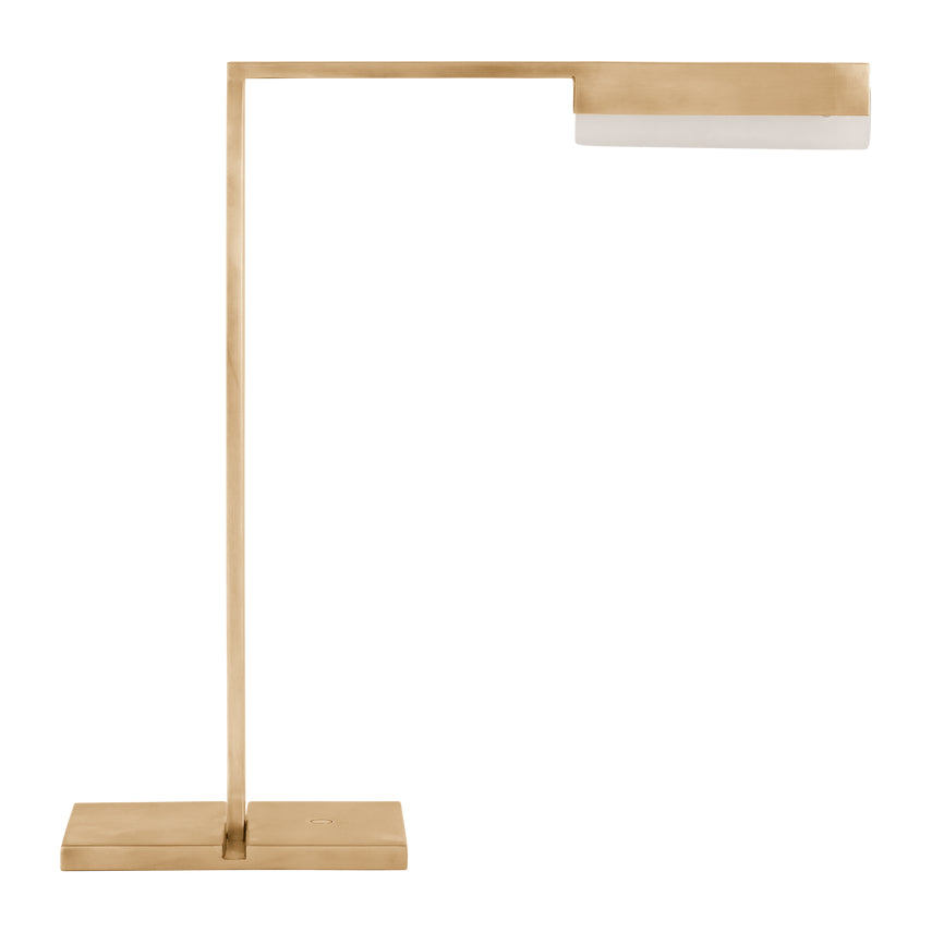 Linea 15 Alabaster Desk Lamp by Visual & Comfort & Co