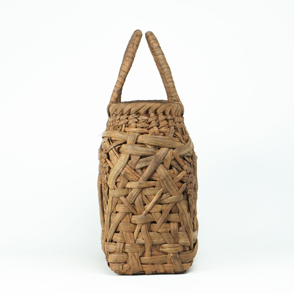 Yama-Biko Koji Wild Grape Vine Basket Bag – side profile