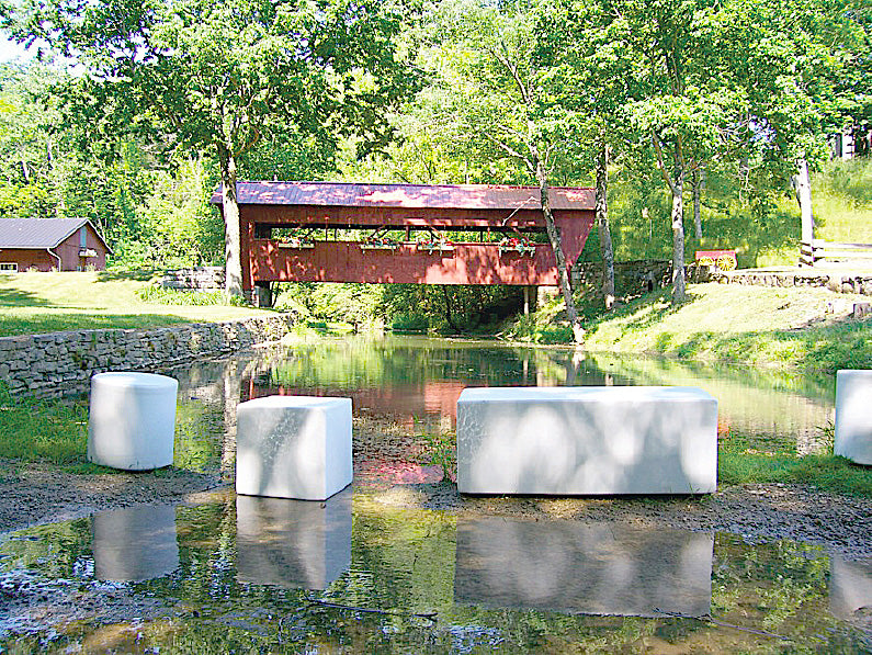 La-Fete Dot Cylinder Ottoman - Sleek & Versatile Furniture Piece