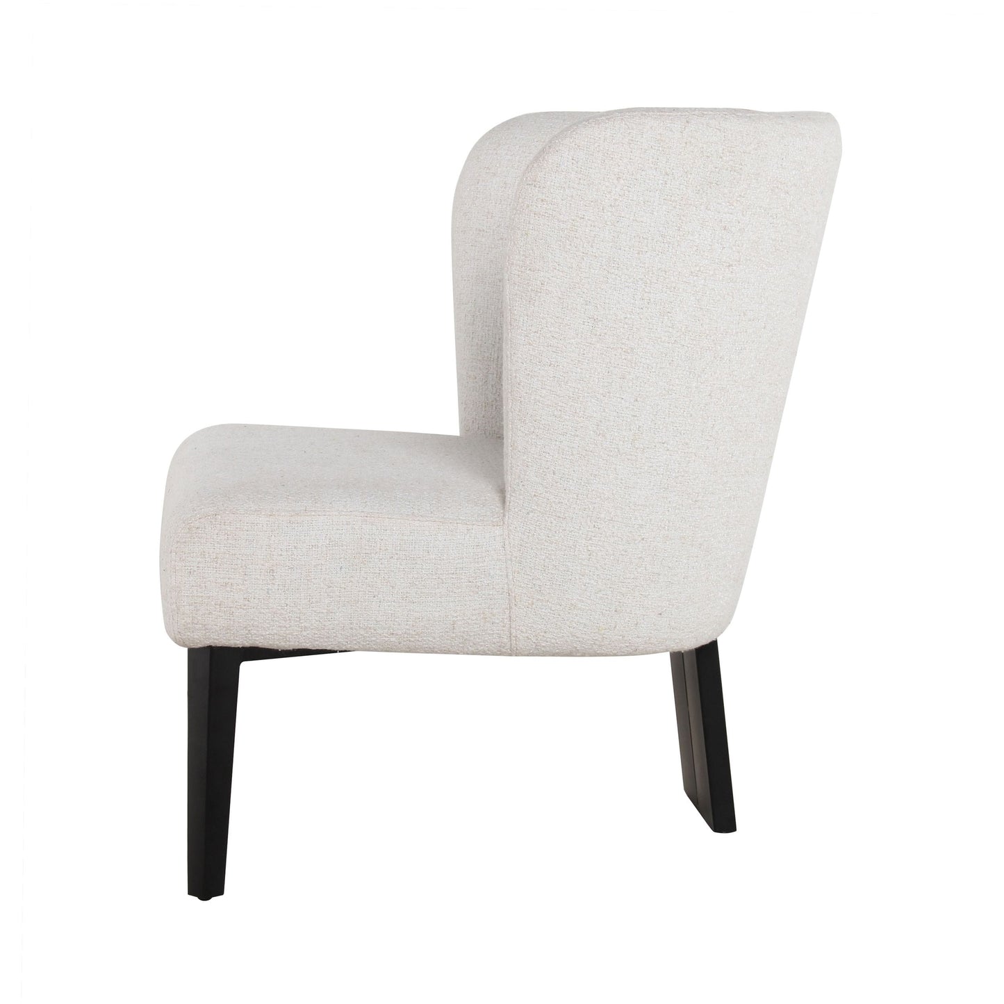 Divani Casa Ladean Modern White Accent Chair