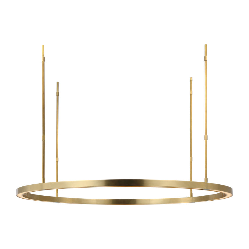 Visual Comfort Stagger Ring Large LED Chandelier – view 2