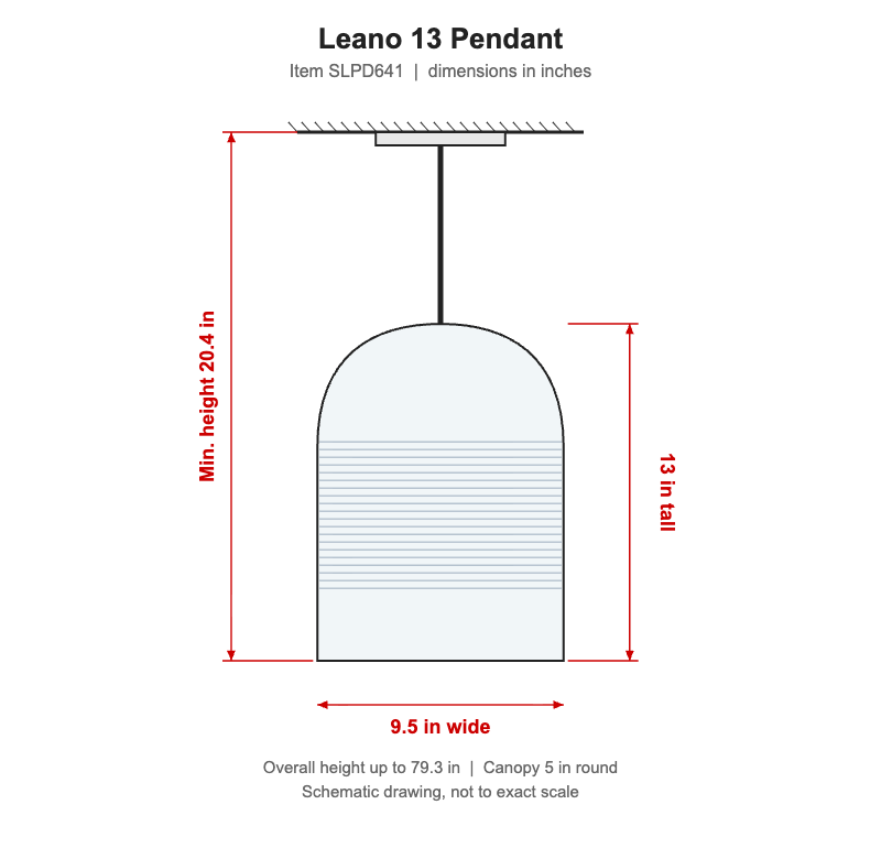 Visual Comfort Leano 13 Pendant – view 3