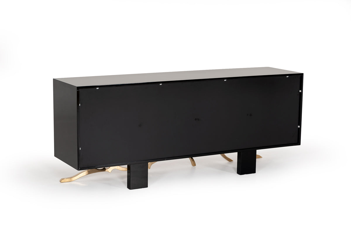 Modrest Legend Modern Black and Gold Buffet