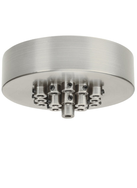 Line Voltage Mini Canopy 19 Port Round by Visual & Comfort & Co