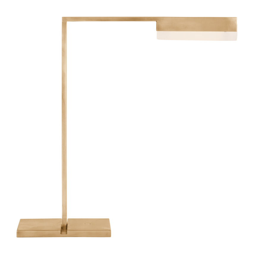 Linea 15 Alabaster Desk Lamp by Visual & Comfort & Co