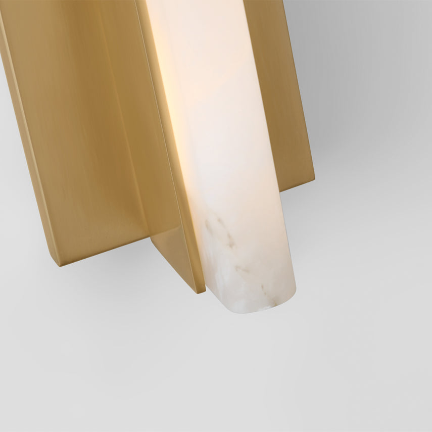 Linea 32 Alabaster LED Wall Sconce by Visual & Comfort & Co