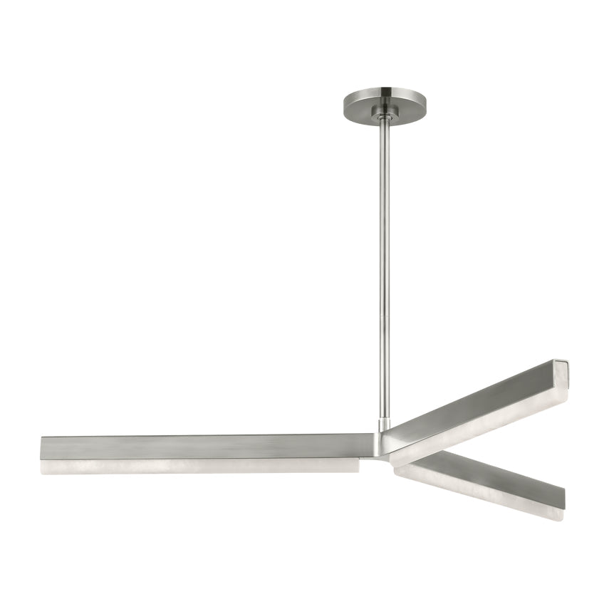 Linea 42 Alabaster LED Chandelier Kelly Wearstler by Visual & Comfort & Co