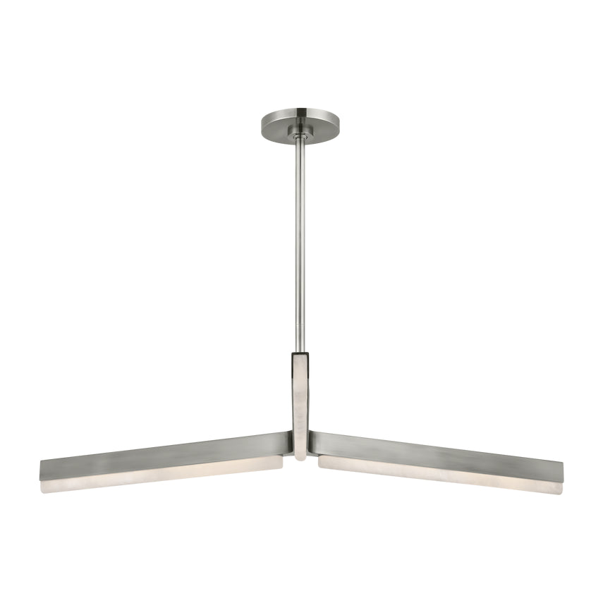 Linea 42 Alabaster LED Chandelier Kelly Wearstler by Visual & Comfort & Co