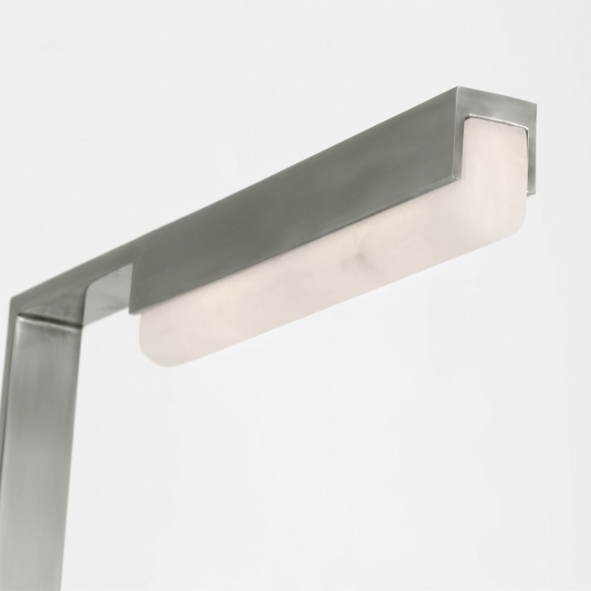 Linea 42 Alabaster LED Floor Lamp Dimmable by Visual & Comfort & Co