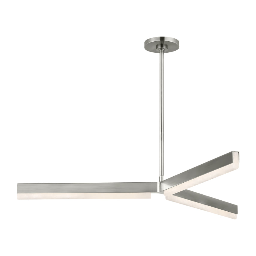 Linea 42 Alabaster LED Chandelier Kelly Wearstler by Visual & Comfort & Co