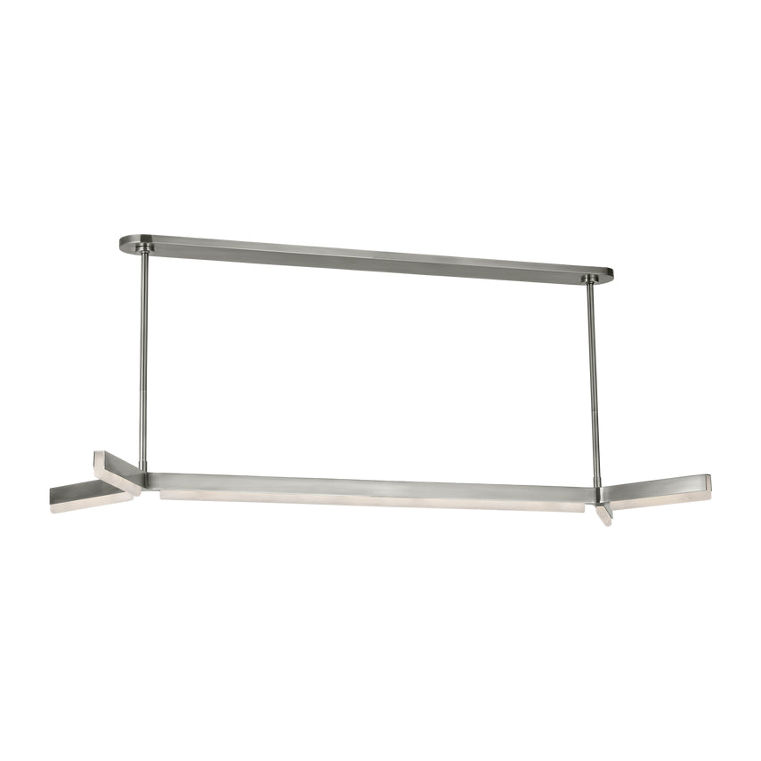 Linea 55-inch Alabaster LED Chandelier by Visual & Comfort & Co