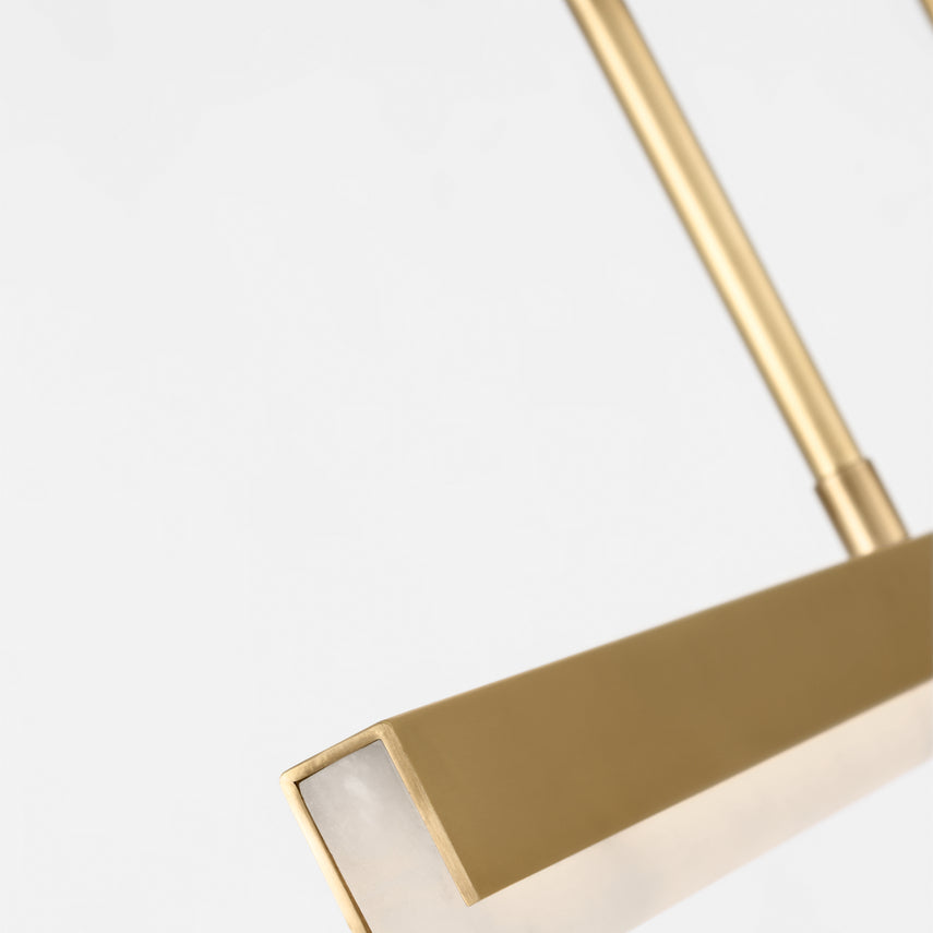 Linea 60 LED Linear Chandelier Lighting by Visual & Comfort & Co