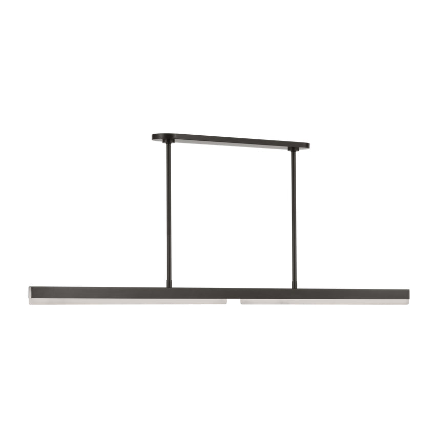 Linea 60 LED Linear Chandelier Lighting by Visual & Comfort & Co