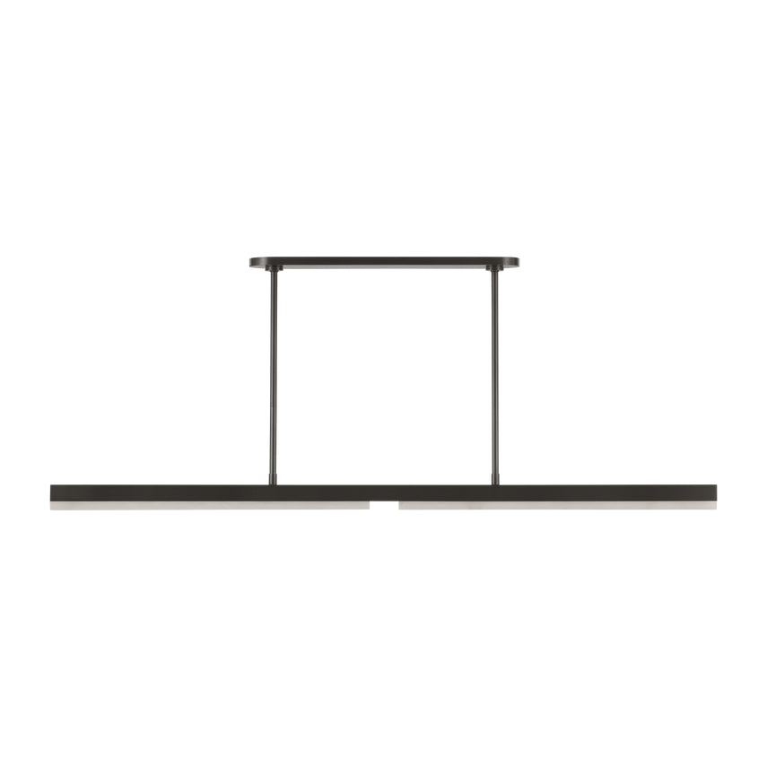 Linea 60 LED Linear Chandelier Lighting by Visual & Comfort & Co