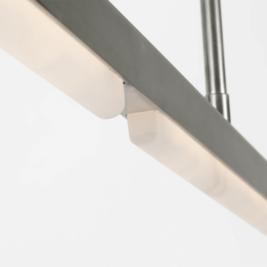 Linea 60 LED Linear Chandelier Lighting by Visual & Comfort & Co