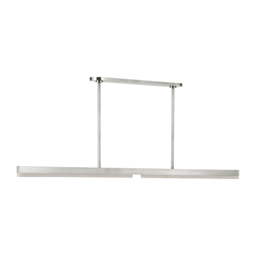 Linea 60 LED Linear Chandelier Lighting by Visual & Comfort & Co