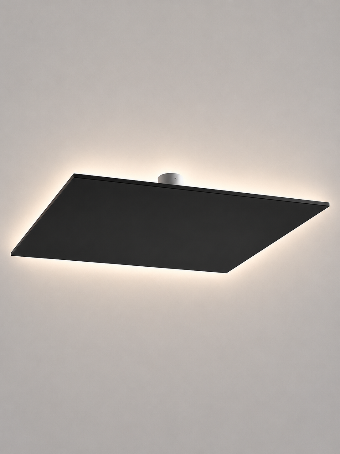 Contemporary Lodes Puzzle Mega Square matte black indirect lighting fixture