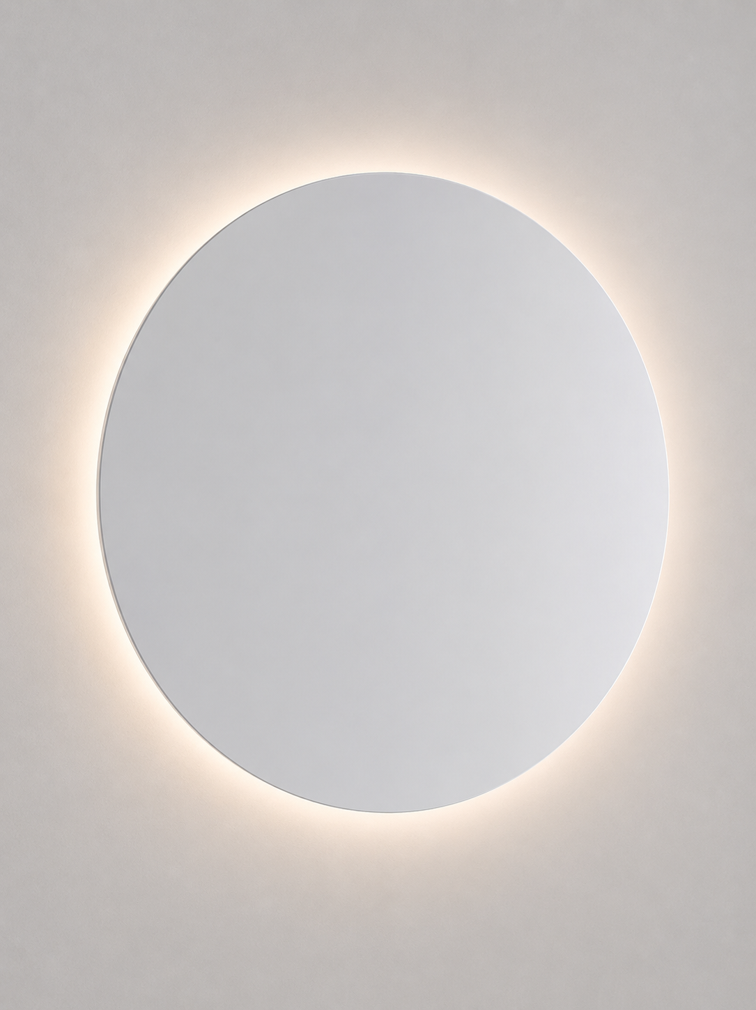 Contemporary Lodes Puzzle Mega Round matte white indirect lighting fixture