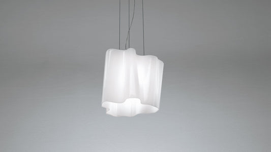 Reference photo: complete Artemide Logico Pendant Light (this listing is the Logico Glass Diffuser Micro part)