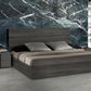 Nova Domus Lucia Eastern King Italian Modern Matte Grey/Elm Grey Bed