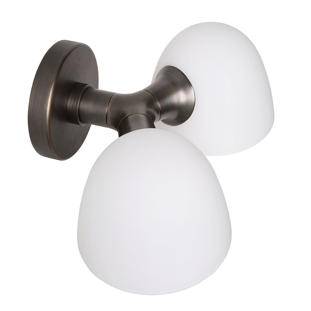 Fuse Double Wall Lamp Mh Fuse01 Wd Bb - Made By Hand