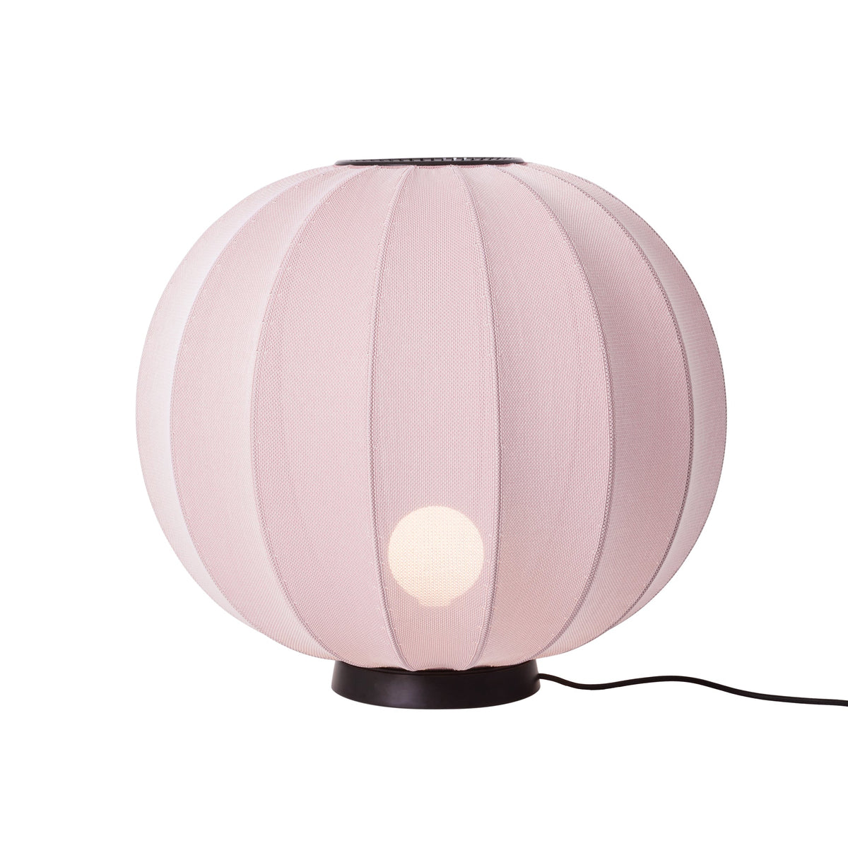 Knit-Wit 60 Floor Level Lamp by Made by Hand, Light Pink (photo 4)