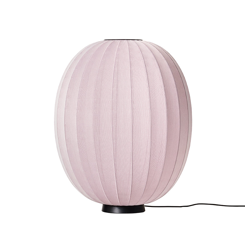 Knit-Wit 65 Floor Level Lamp by Made by Hand, Light Pink maker photo (photo 28)