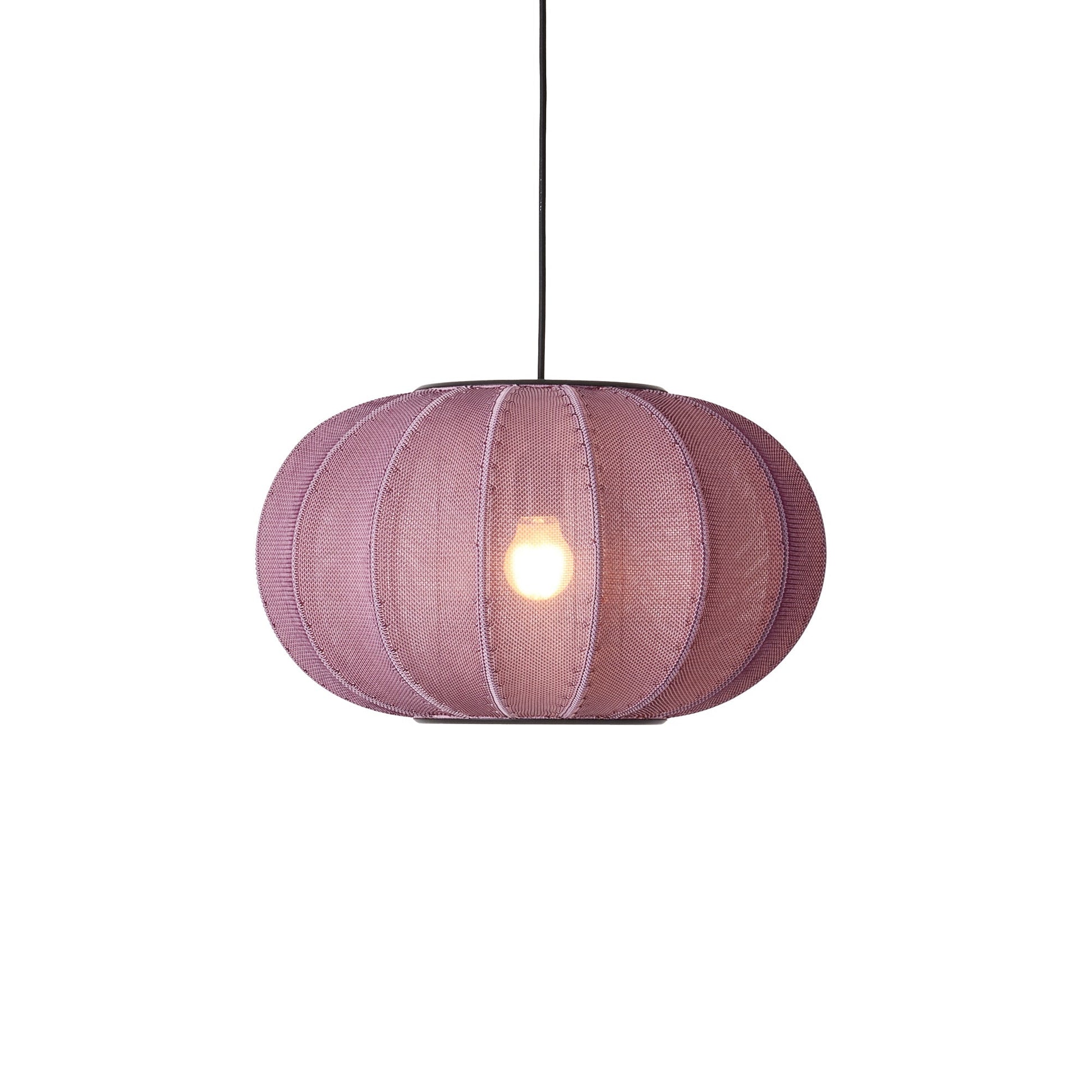 Knit Wit Oval Pendant Lamp 45 Mh Kwo45Bu - Made By Hand