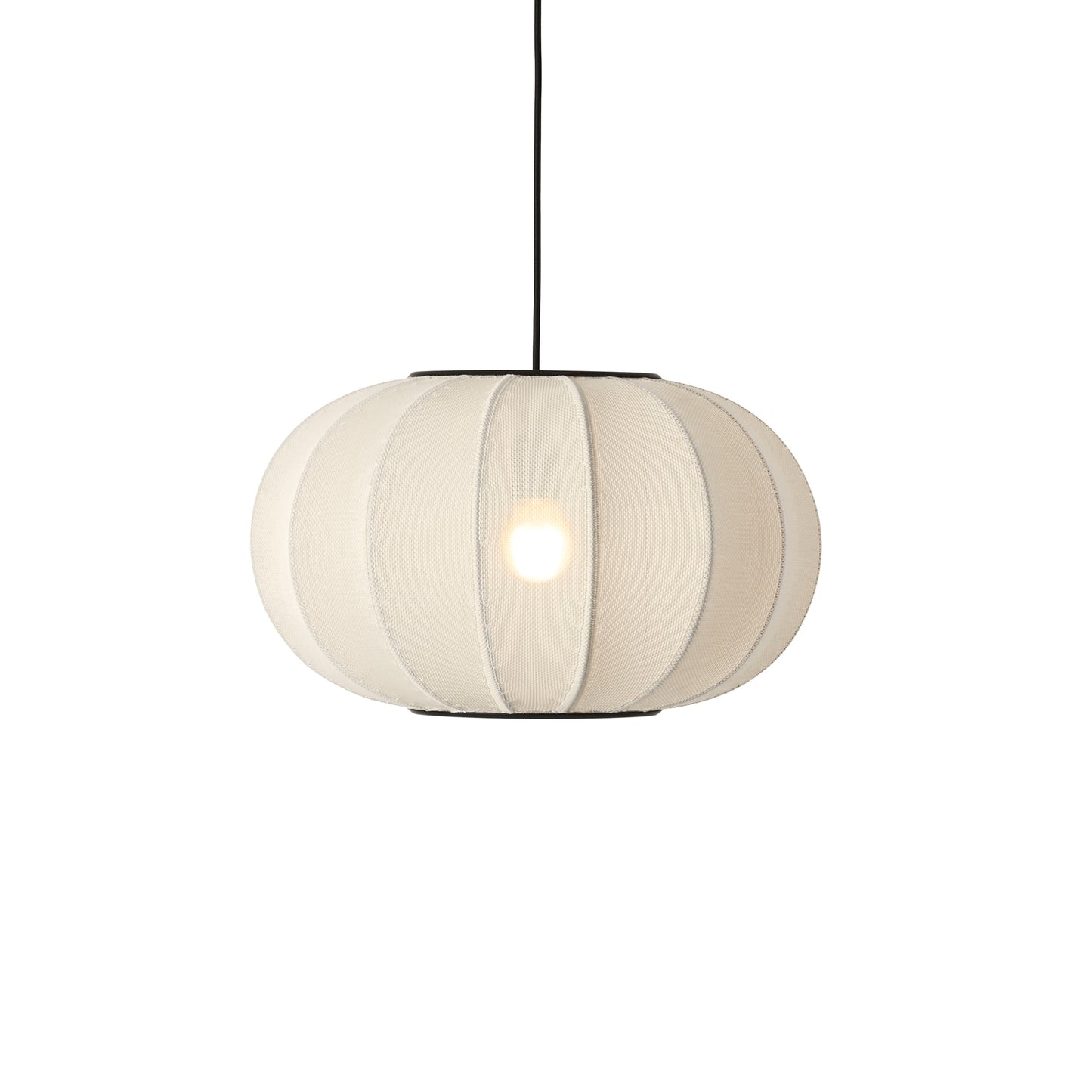 Knit Wit Oval Pendant Lamp 45 Mh Kwo45Pw - Made By Hand