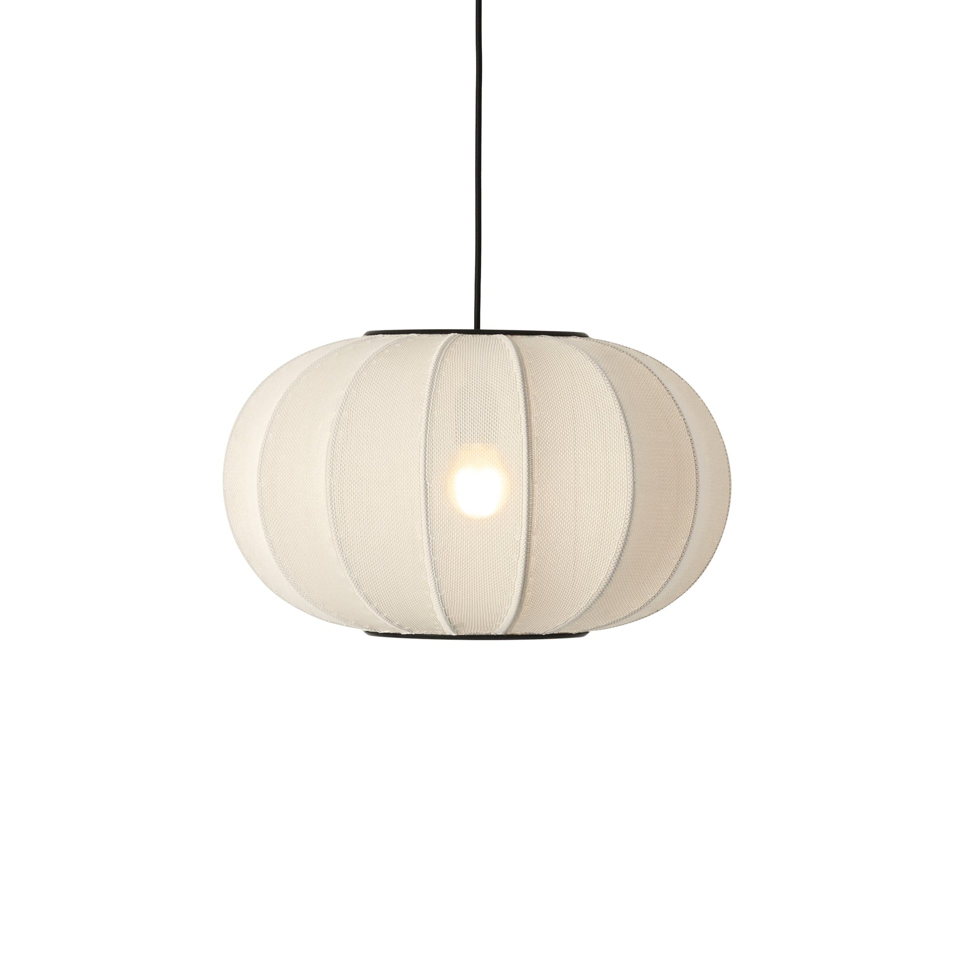 Knit Wit Oval Pendant Lamp 45 Mh Kwo45Pw - Made By Hand