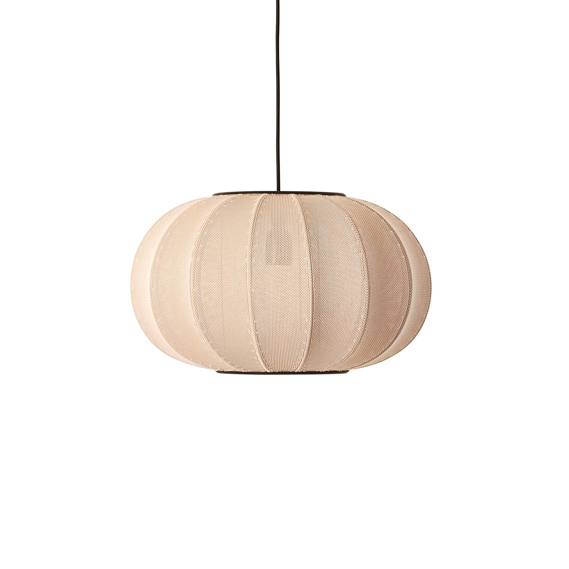 Knit Wit Oval Pendant Lamp 45 Mh Kwo45Bl - Made By Hand