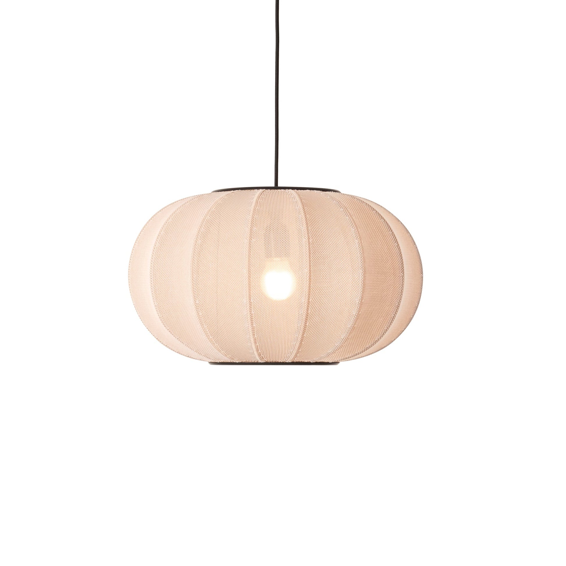 Knit Wit Oval Pendant Lamp 45 Mh Kwo45Ss - Made By Hand