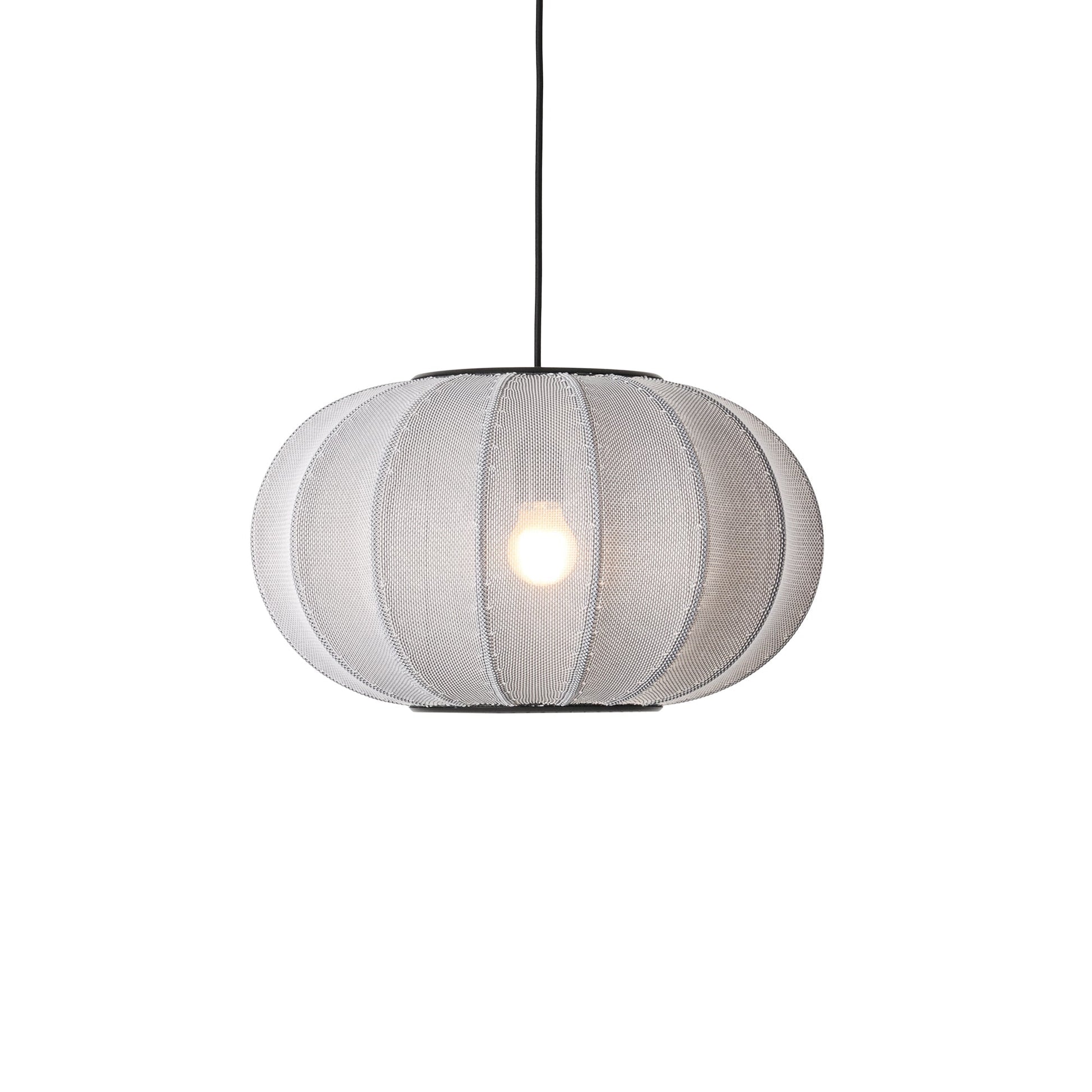 Knit Wit Oval Pendant Lamp 45 Mh Kwo45Si - Made By Hand