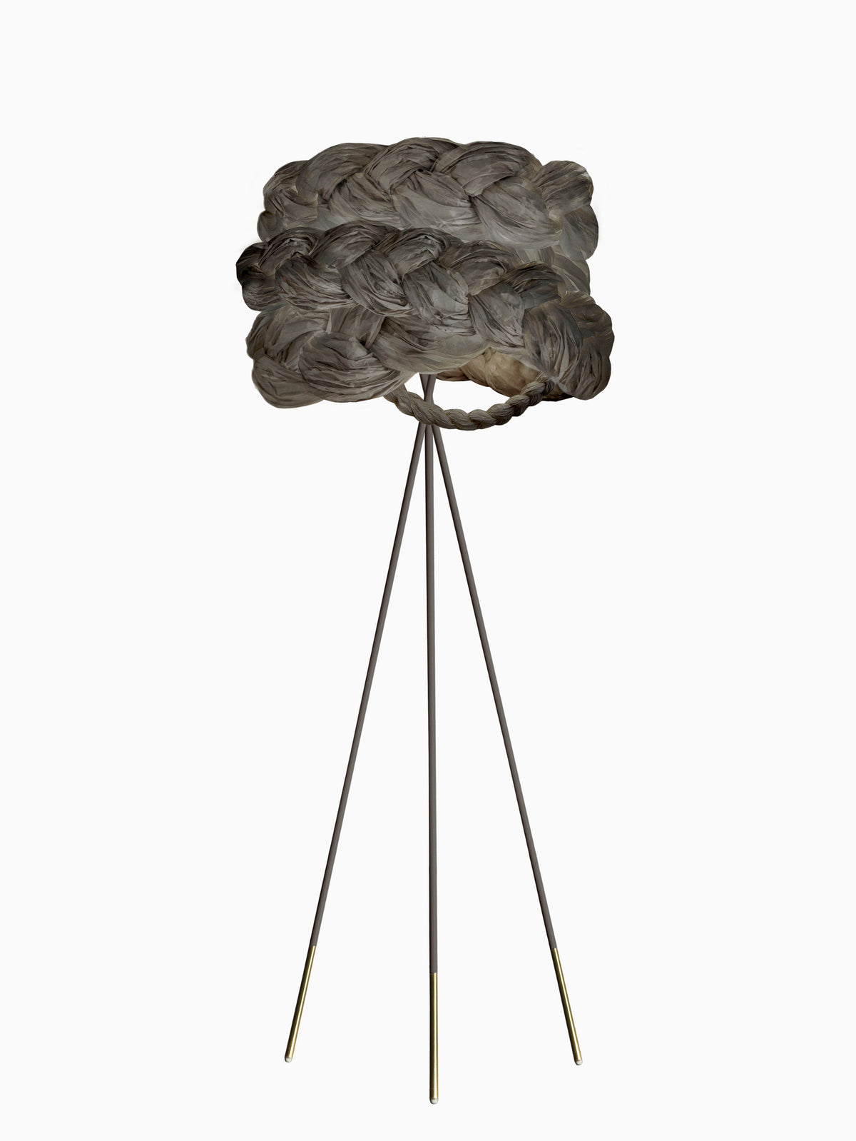 Mammalampa The Bride large floor lamp in Graphite – product photo (shown in the medium size)