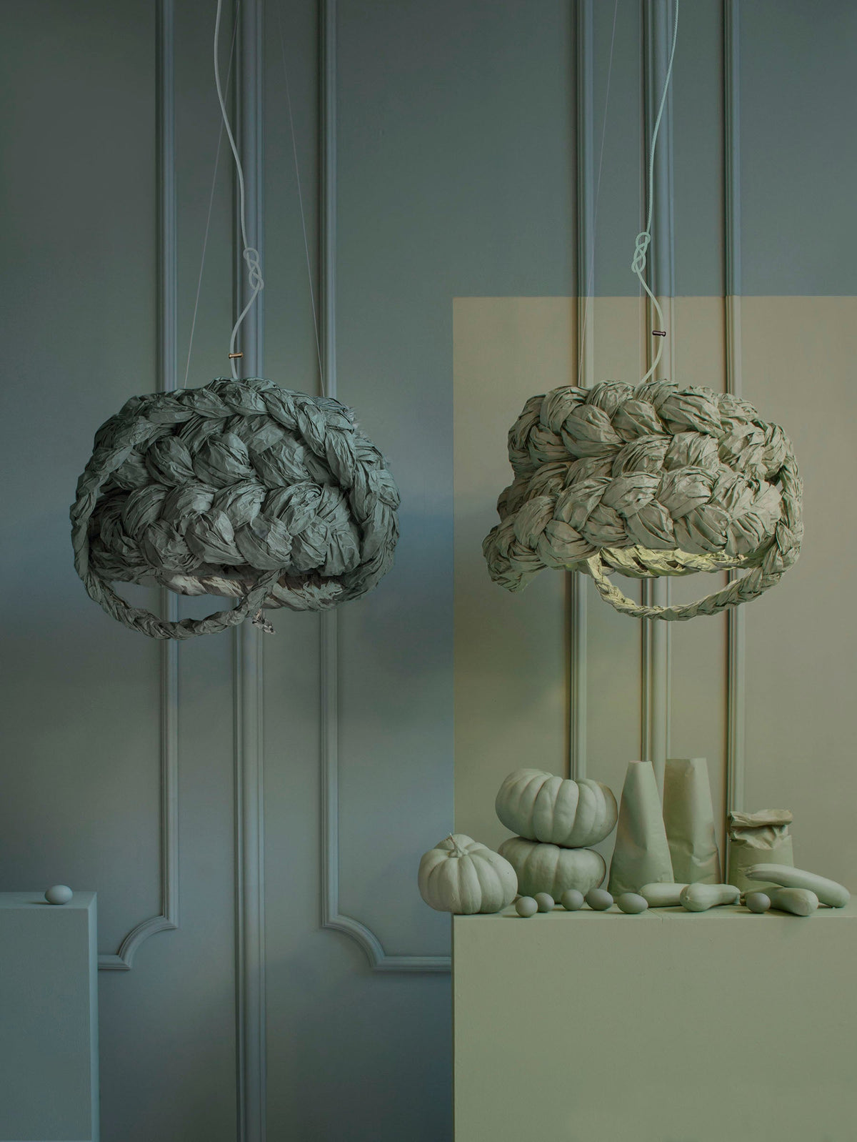 Mammalampa The Bride large pendant in Turquoise – styled in a room