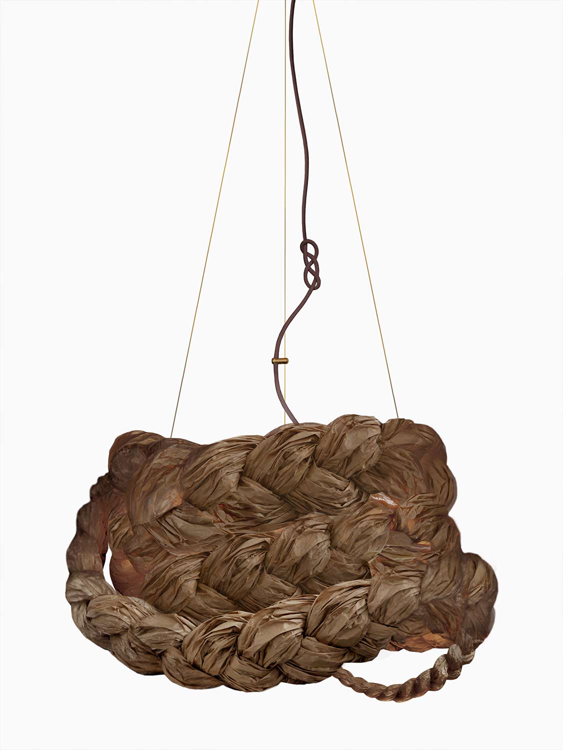 Mammalampa The Bride large pendant in Brown – product photo